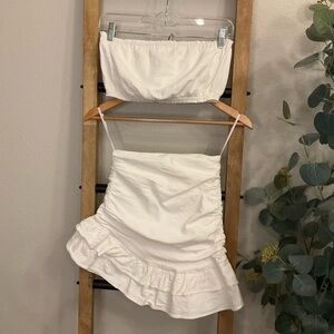 Mable White Matching Set